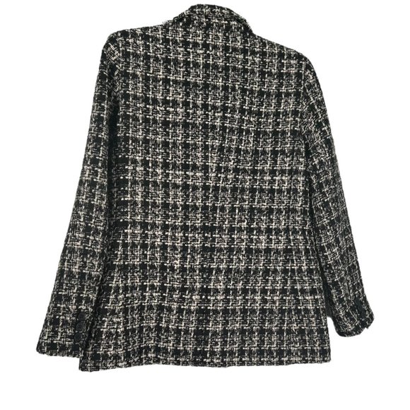 Anine Bing Madeleine Double Breasted Tweed Blazer - Picture 4 of 10